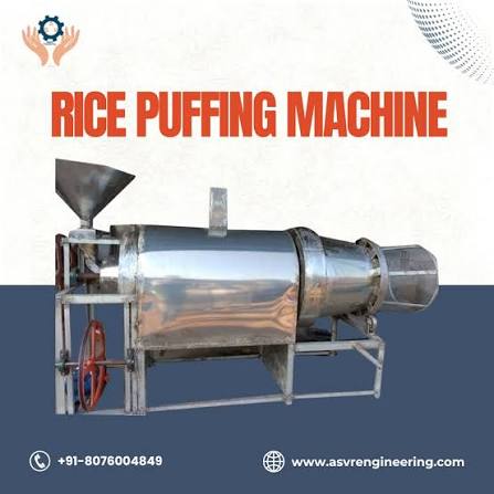 High Performance Rice Puffing Machine for Crispy and Uniform Puffed Rice Production